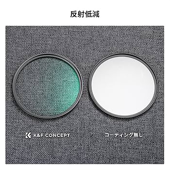 Amazon | K&F CONCEPT 67mm ブラックミスト1/4フィルター ソフト